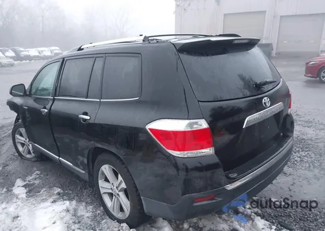 2013 Toyota Highlander Limited V6 z USA, uszkodzony, nr VIN 5TDDK3EH2DS243629